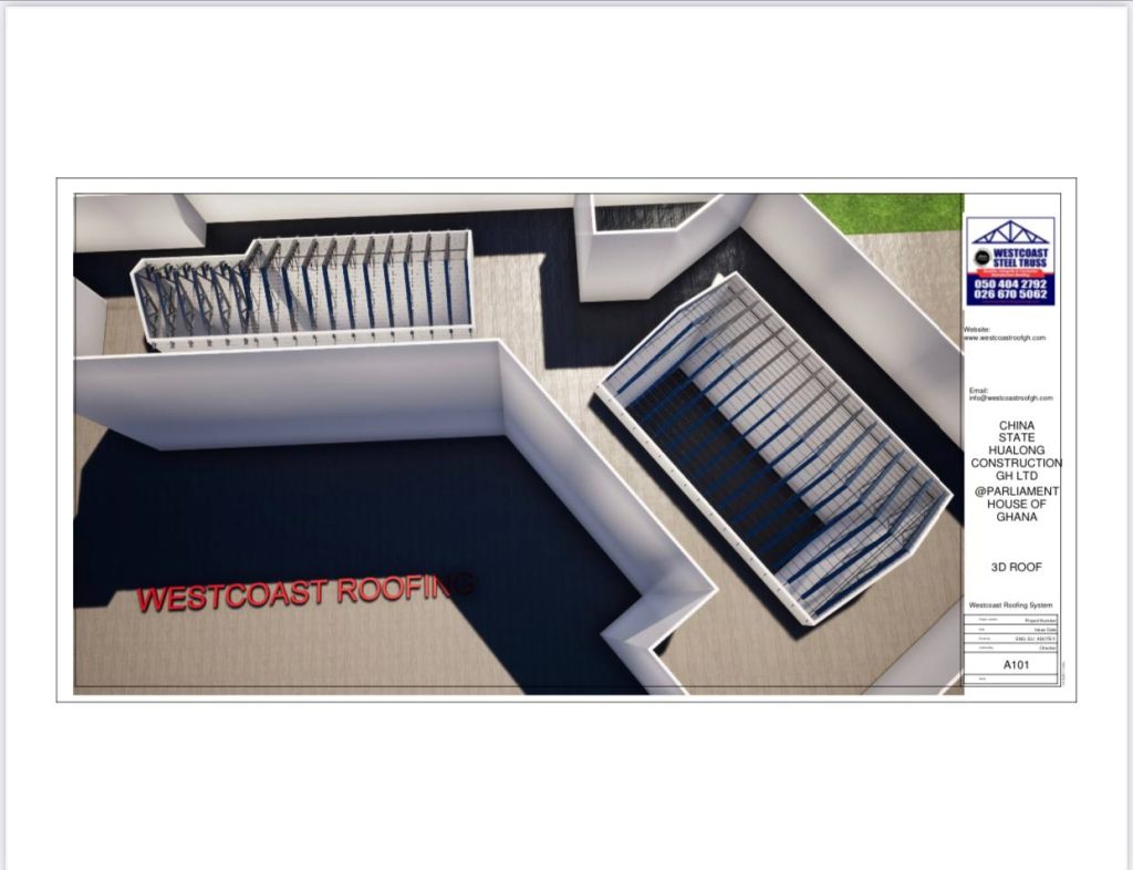 Westcoastroofgh metal frame structure